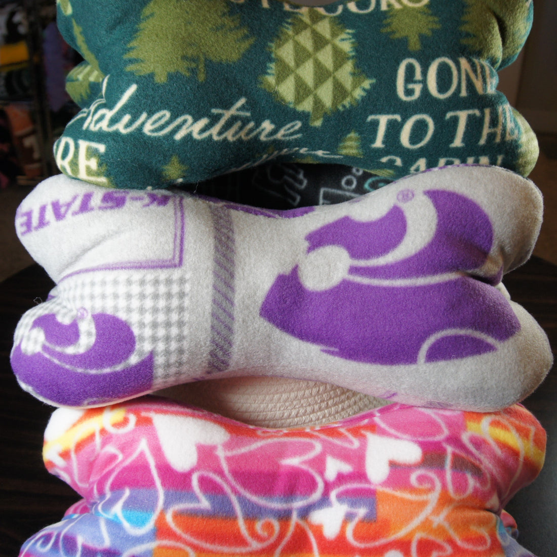 Fleece Centric - Dinosaur Bone - Pillows