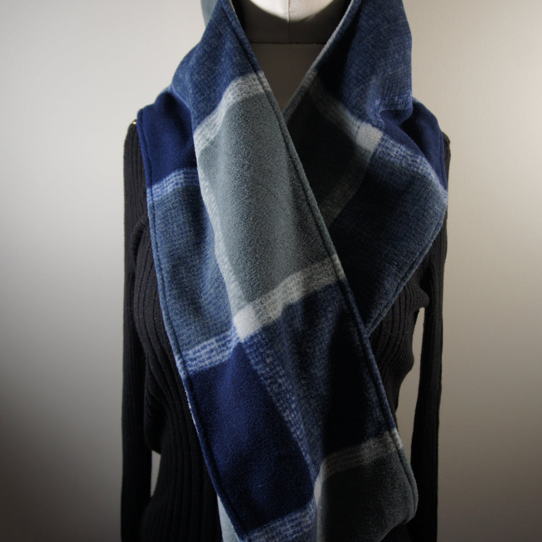 Accessories-Scarves-Hooded-Wrap-Scarf-Blue-Plaid-and-Heather-Gray-2 