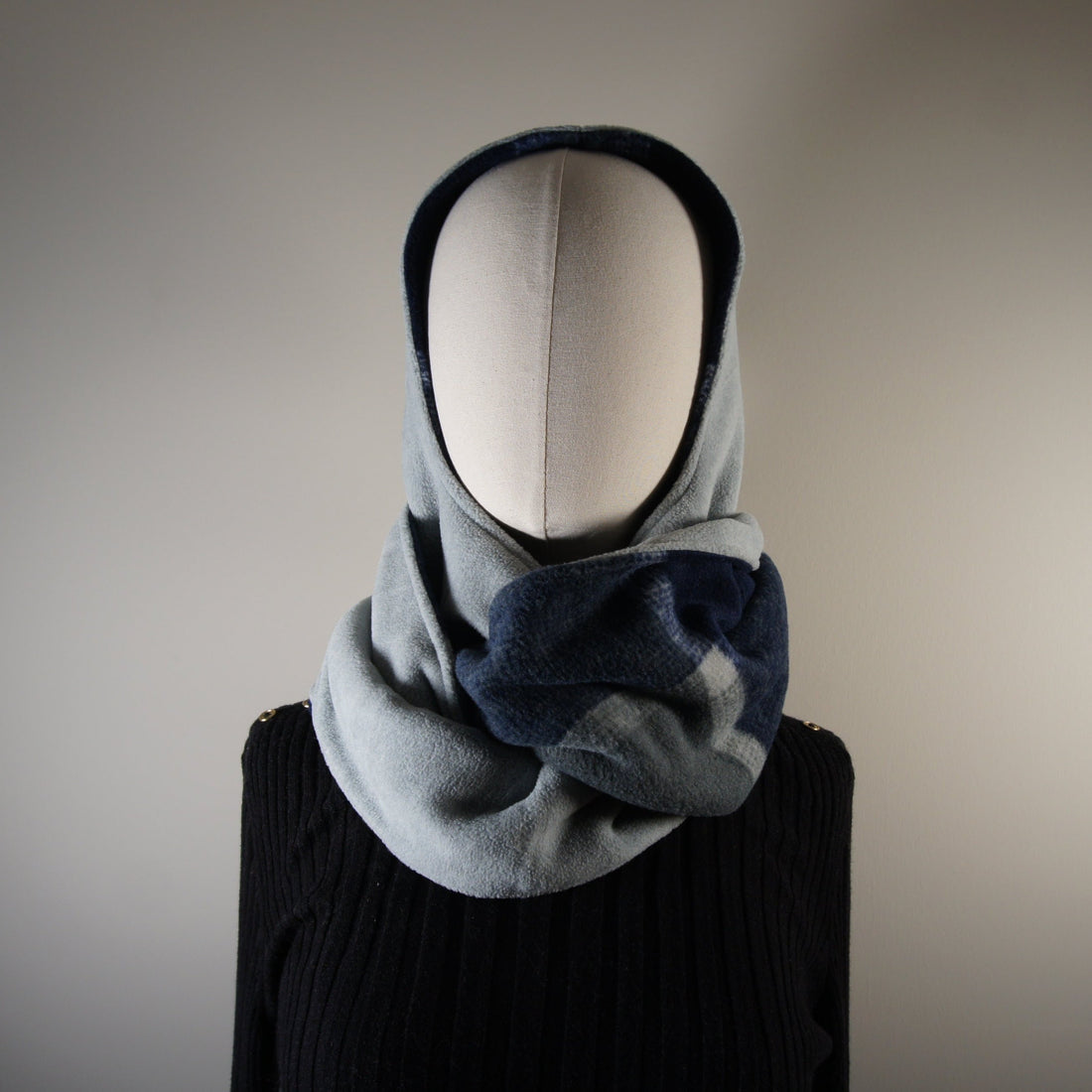 Accessories-Scarves-Hooded-Wrap-Scarf-Blue-Plaid-and-Heather-Gray-6 