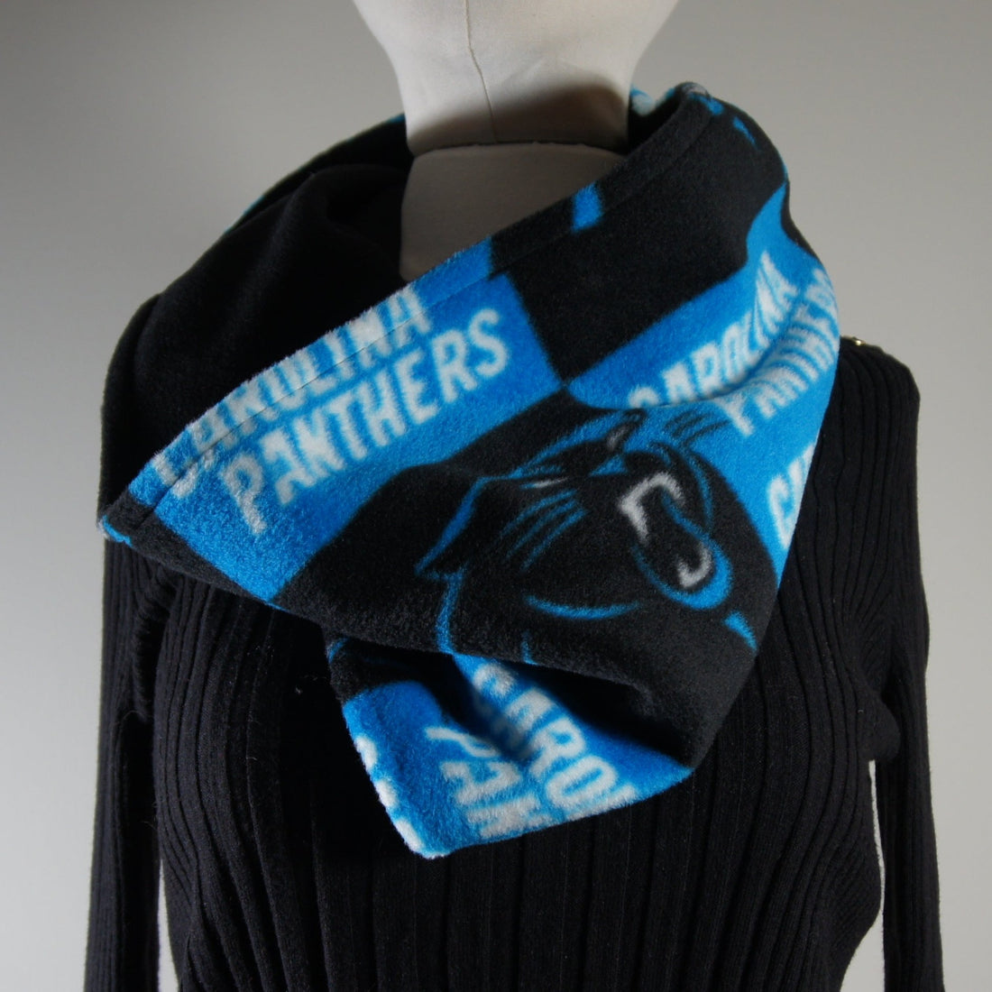 Accessories-scarf-cowl-NFL-Carolina-Panthers