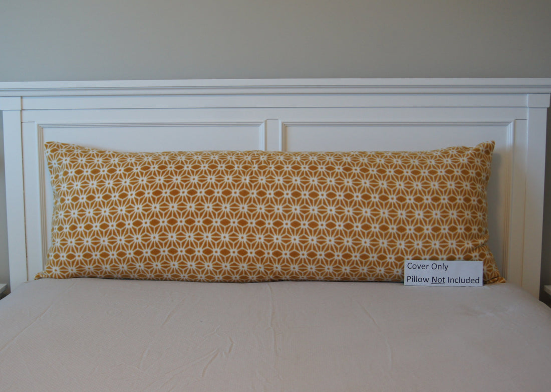 Back - Pillows - Body Pillow Cover - Accent - Gold Dust