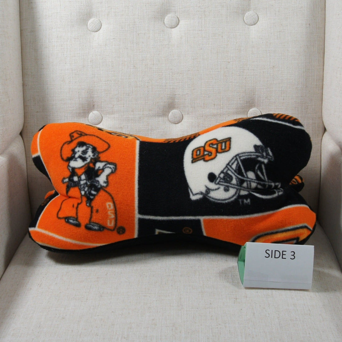 Pillows - Dinosaur Bone - College - NCAA - Oklahoma State University-OSU - Cowboys - Helmet