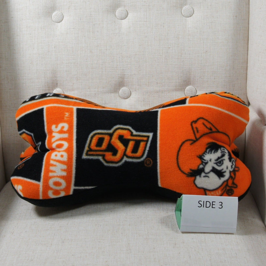 Pillows - Dinosaur Bone - College - NCAA - Oklahoma State University-OSU - Cowboys