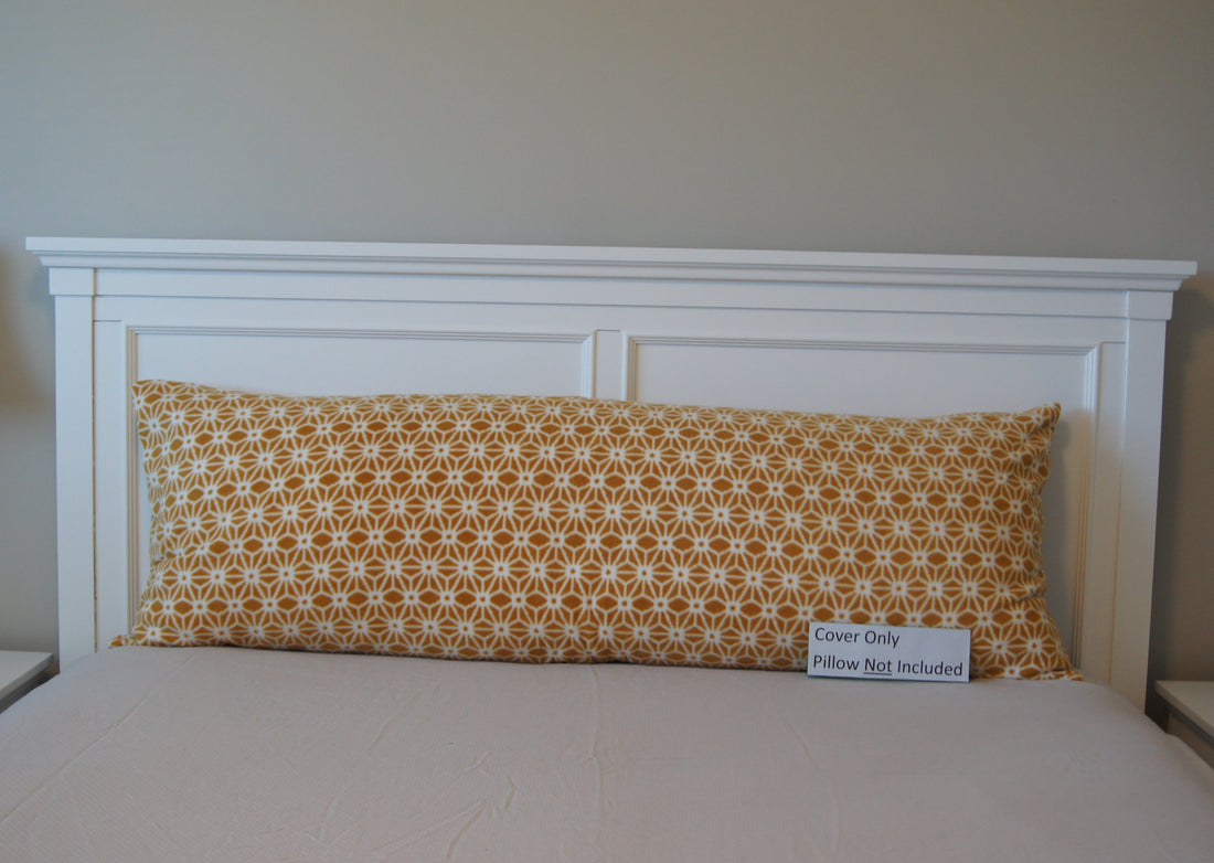 Front - Pillows - Body Pillow Cover - Accent - Gold Dust