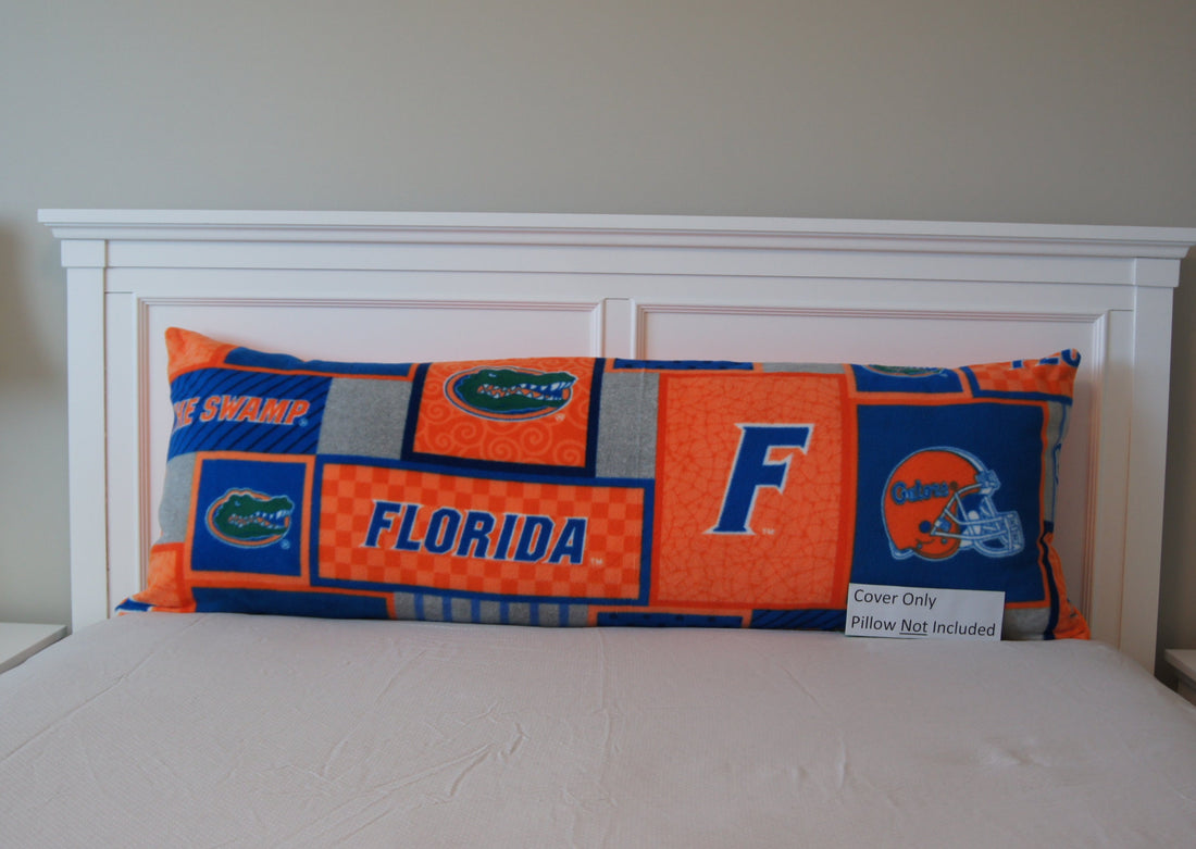 Front - Pillows - Body Pillow Cover - College - NCAA - University of Florida-UF - Gators