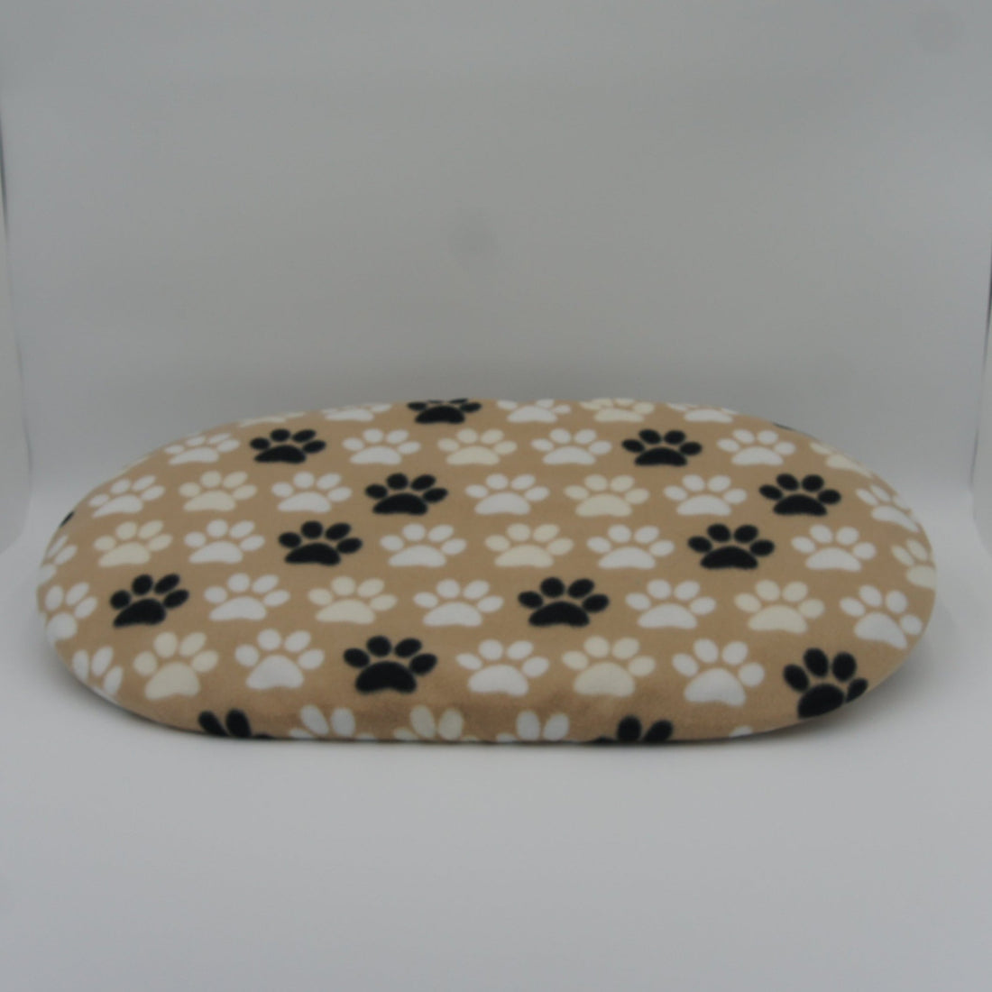 Pets-Cat-Window-Perch-Replacement-Cover-Beige-with-Black-and-White-Paw-Prints