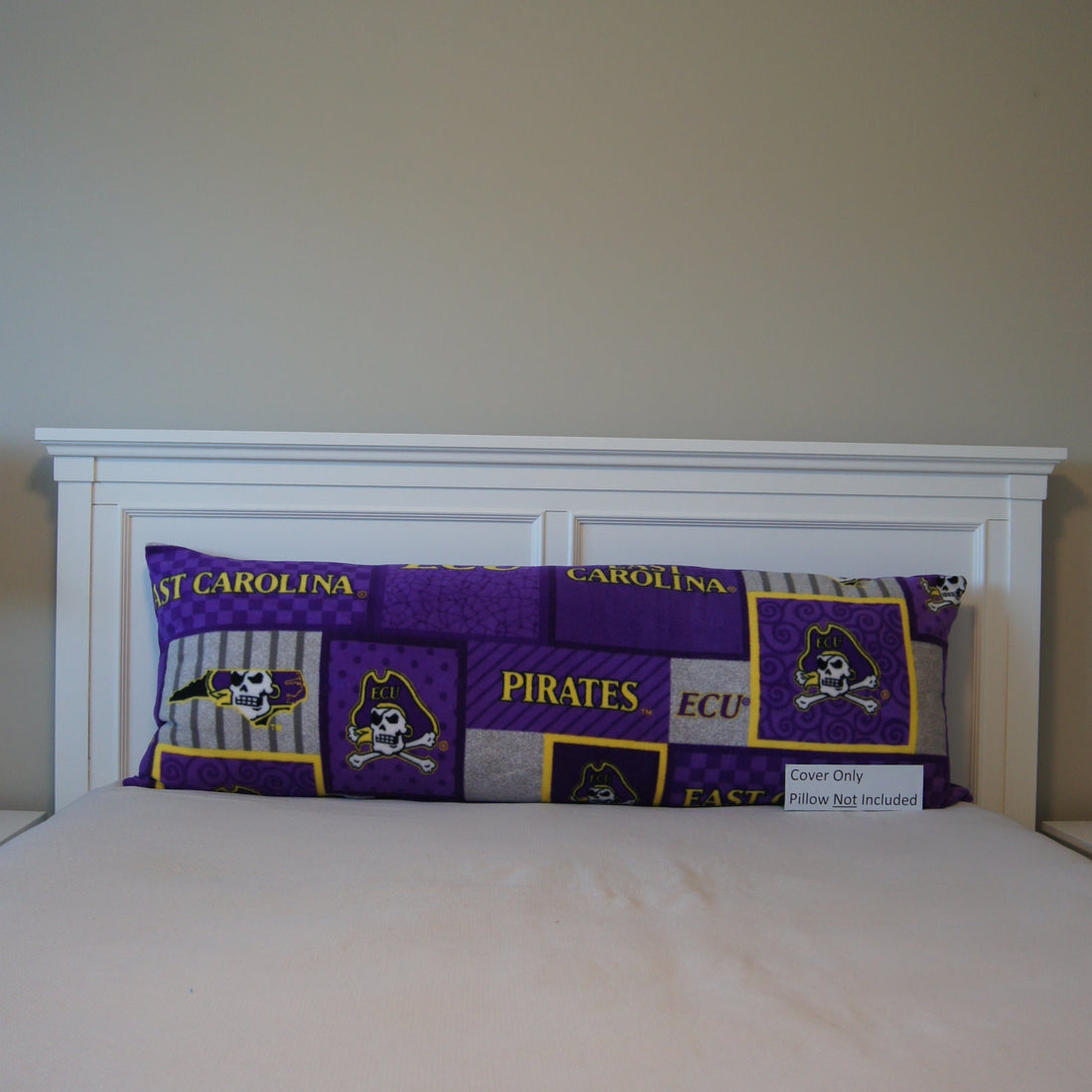 Pillows-Body-Pillow-Cover-College-NCAA-East-Carolina-University-ECU-Pirates-with-Purple