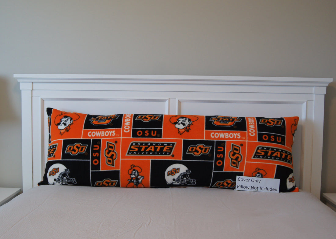 Pillows - Body Pillow - Cover - College - NCAA - Oklahoma State University - OSU