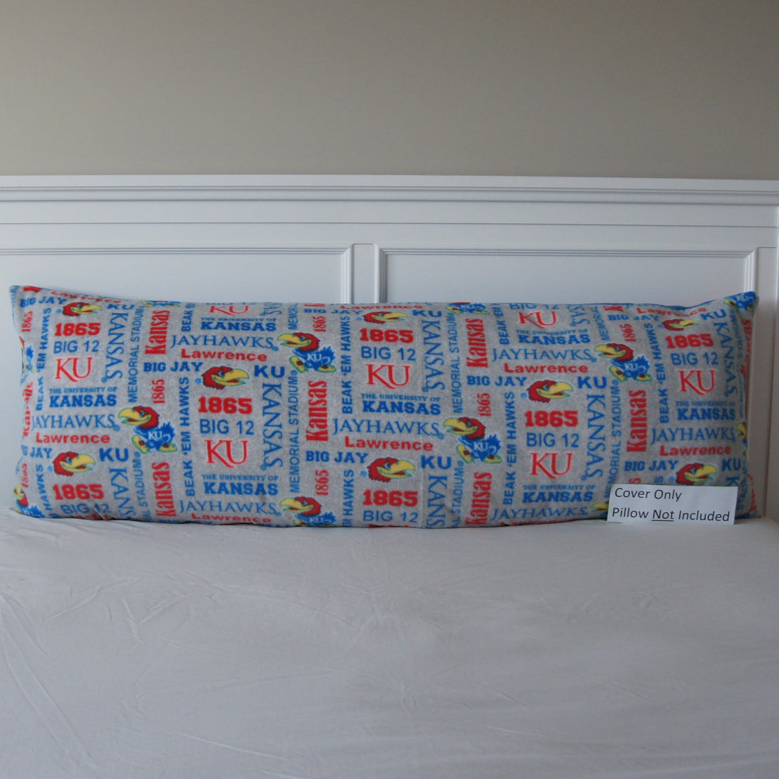 Pillows-Body-Pillow-Cover-College-NCAA-University-of-Kansas-Jayhawks