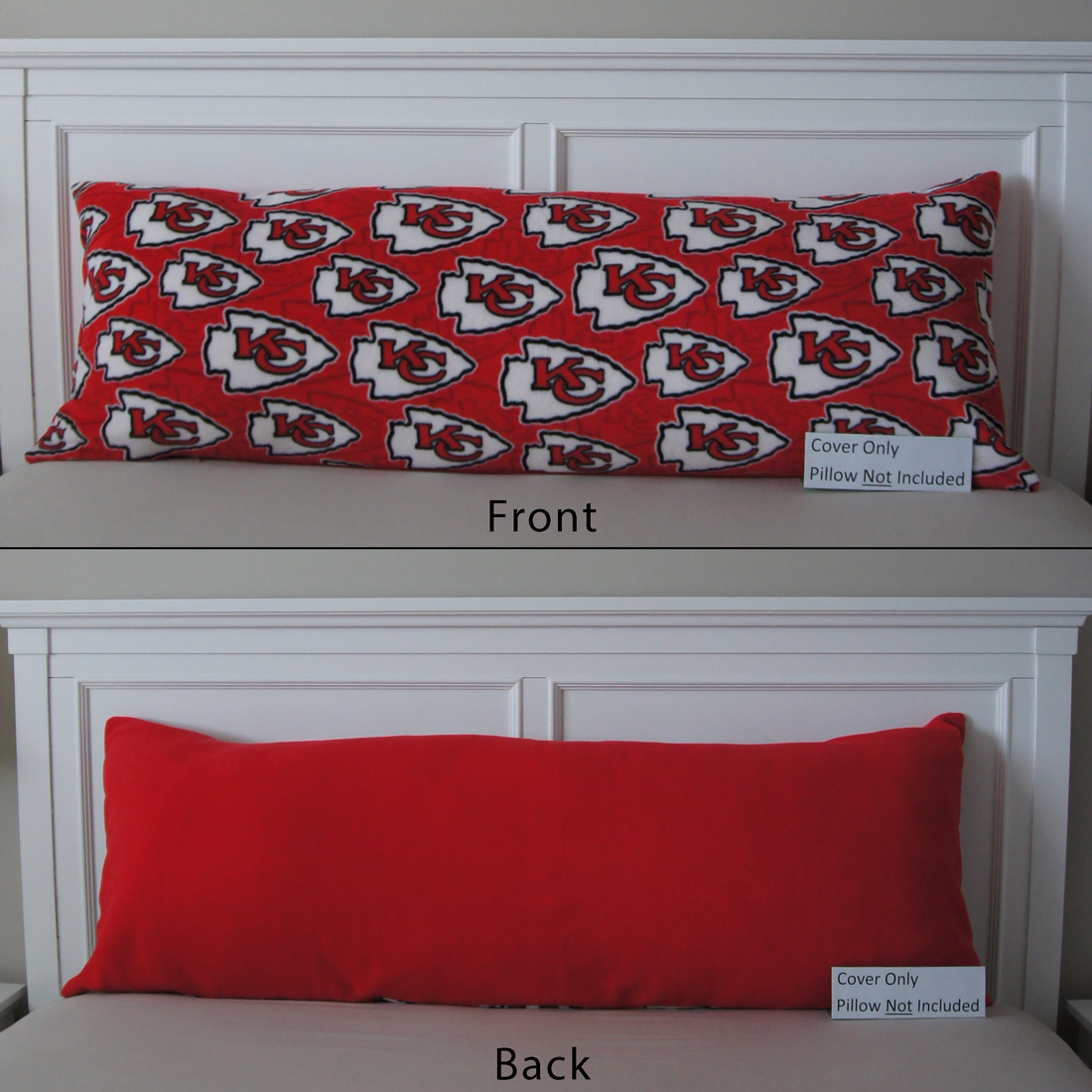 Pillows - Body Pillow Cover - Brand Loyalty - NFL - Kansas City - Chiefs