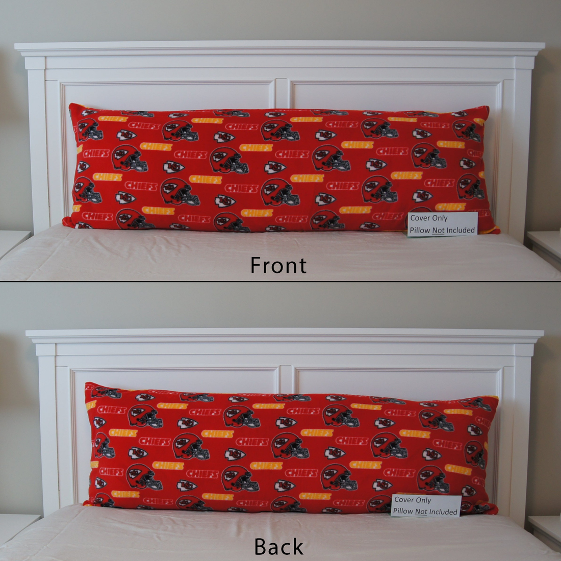 Pillows - Body Pillow Cover - Brand Loyalty - NFL - Kansas City - Chiefs