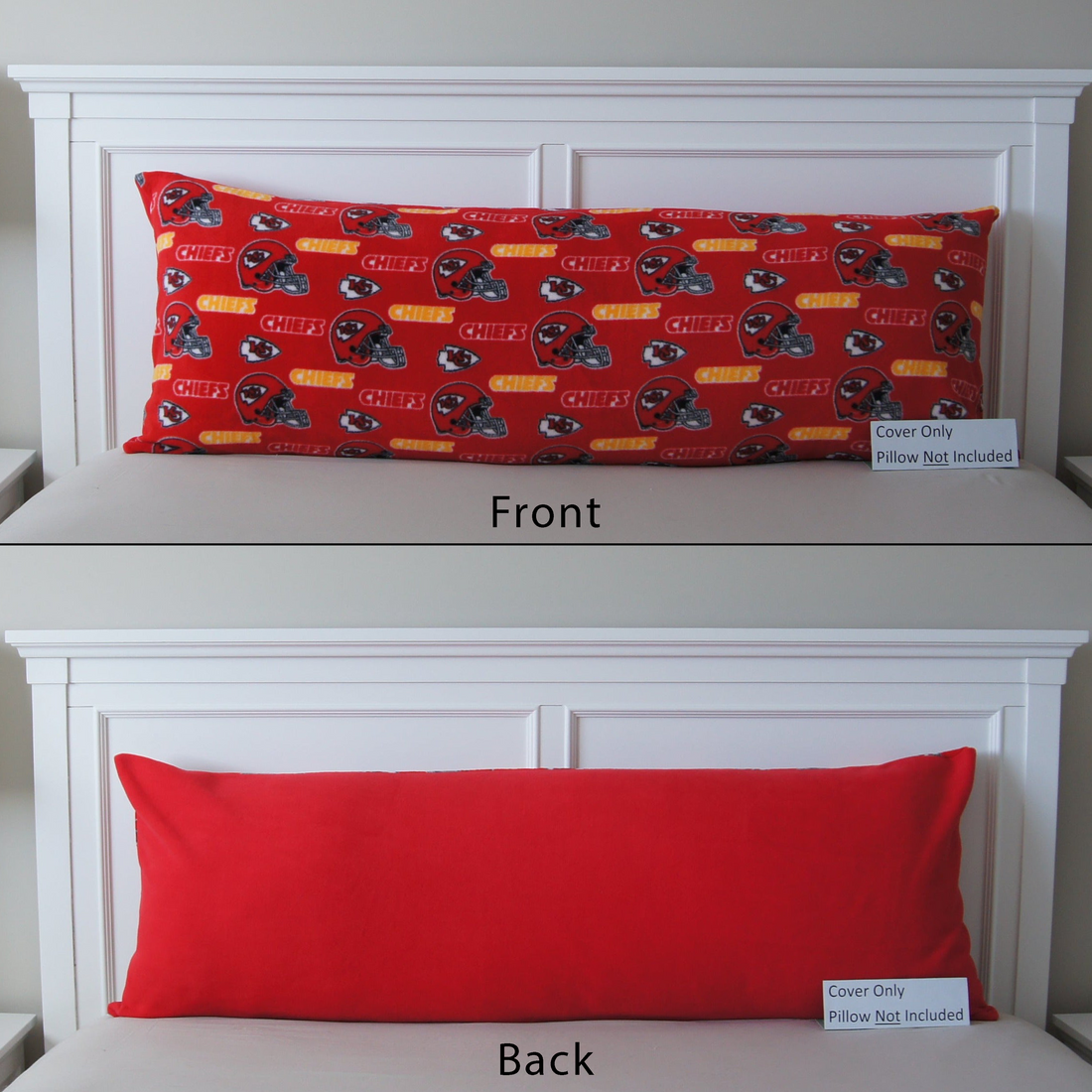 Pillows - Body Pillow Cover - Brand Loyalty - NFL - Kansas City - Chiefs