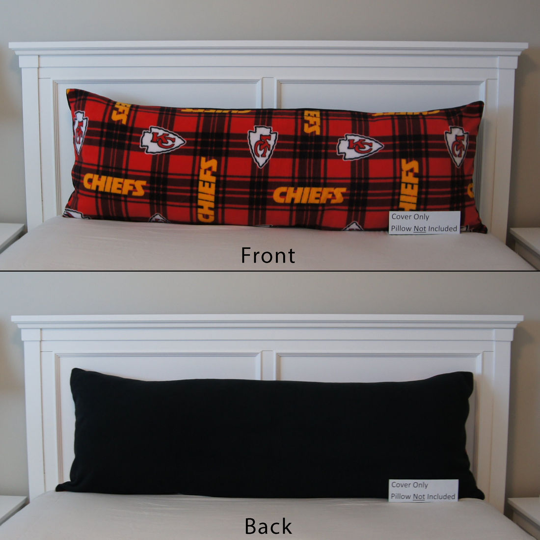 Pillows - Body Pillow Cover - Brand Loyalty - NFL - Kansas City - Chiefs