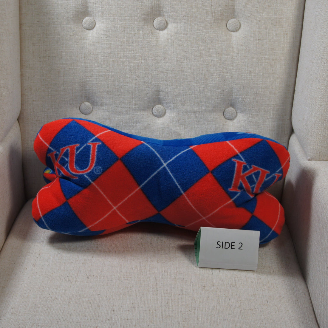 Pillows-Dinosaur-Bone-College-NCAA-University-of-Kansas-KU-Jayhawks-Argyle-2