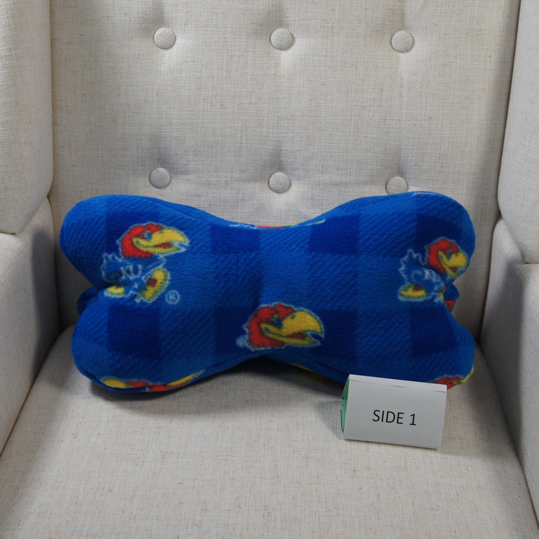 Pillows-Dinosaur-Bone-College-NCAA-University-of-Kansas-KU-Jayhawks