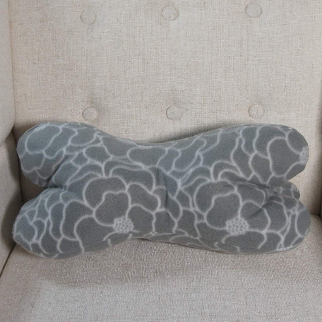 Pillows-Dinosaur-Bone-Pillows-Accent-Gray-Floral