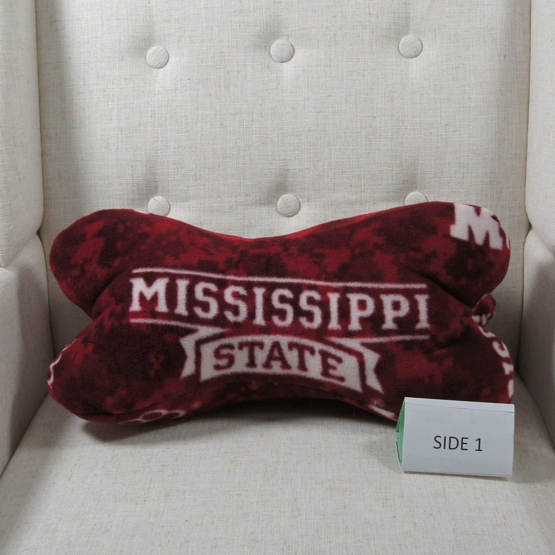 Pillows - Dinosaur Bone - College - NCAA - Mississippi State University-MSU - Bulldogs