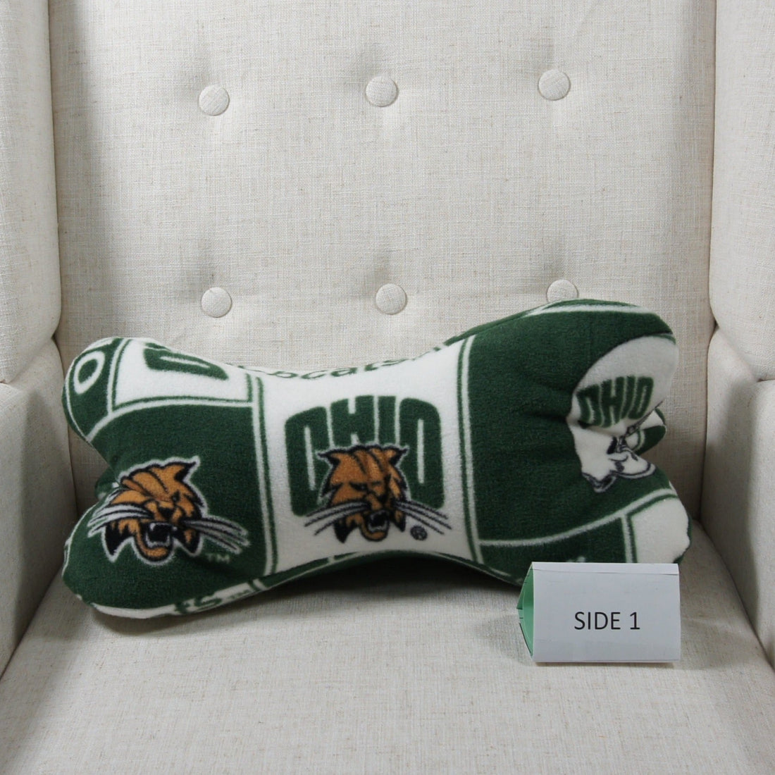 Pillows - Dinosaur Bone - College - NCAA - Ohio University-OU - Bobcats