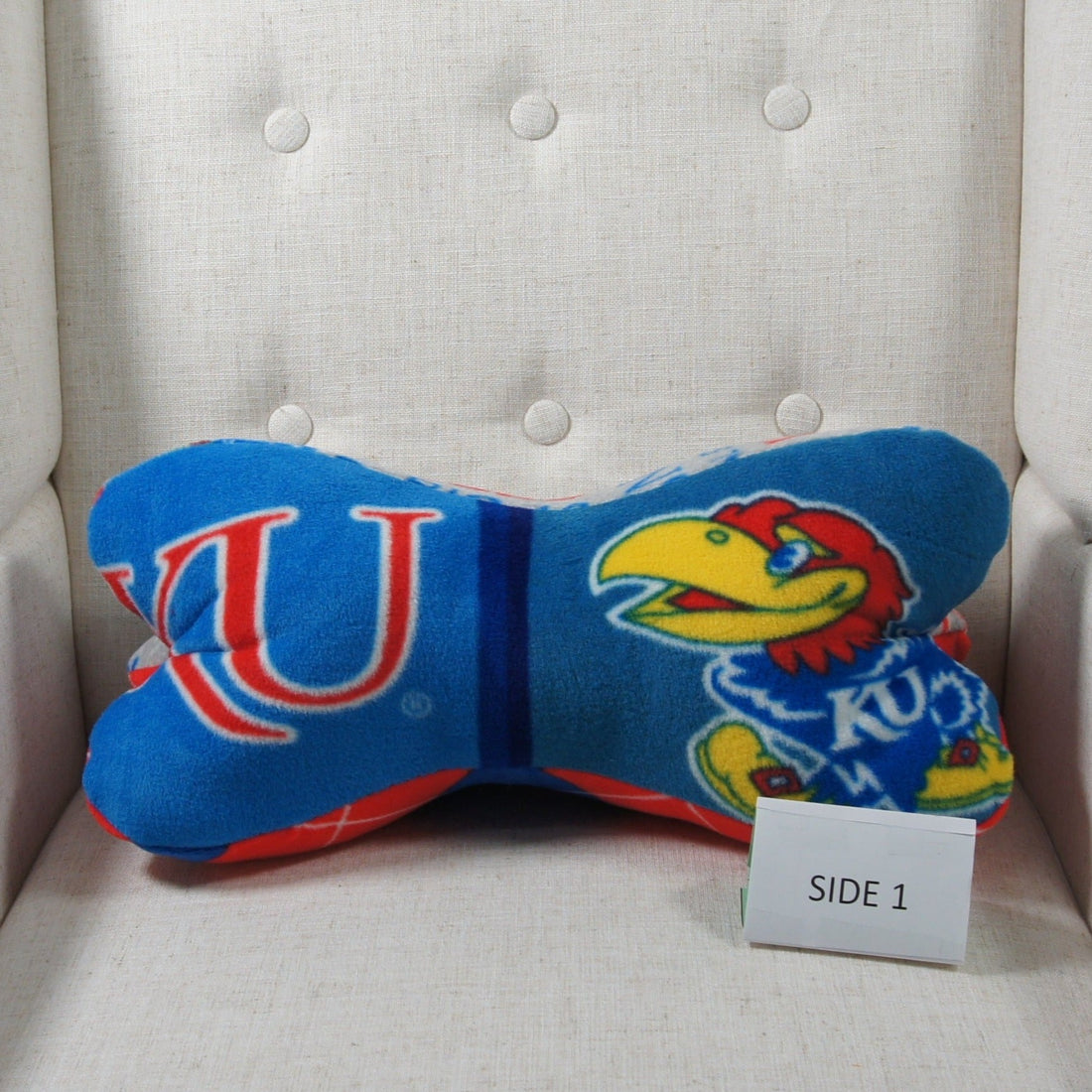 Pillows - Dinosaur Bone - College - NCAA - University of Kansas-KU - Jayhawks - KU