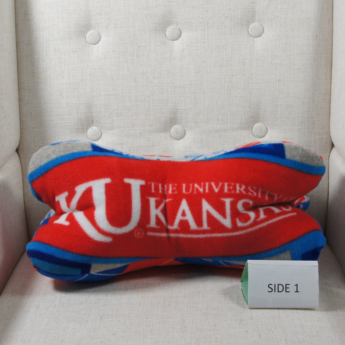 Pillows - Dinosaur Bone - College - NCAA - University of Kansas-KU - Jayhawks - Kansas