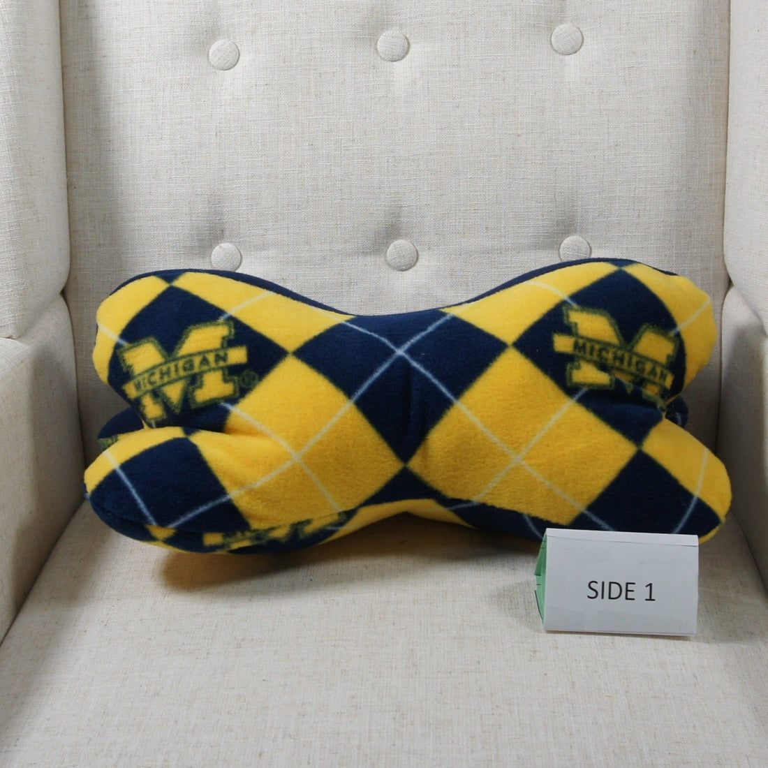 Pillows - Dinosaur Bone - College - NCAA - University of Michigan-U-M - Wolverines