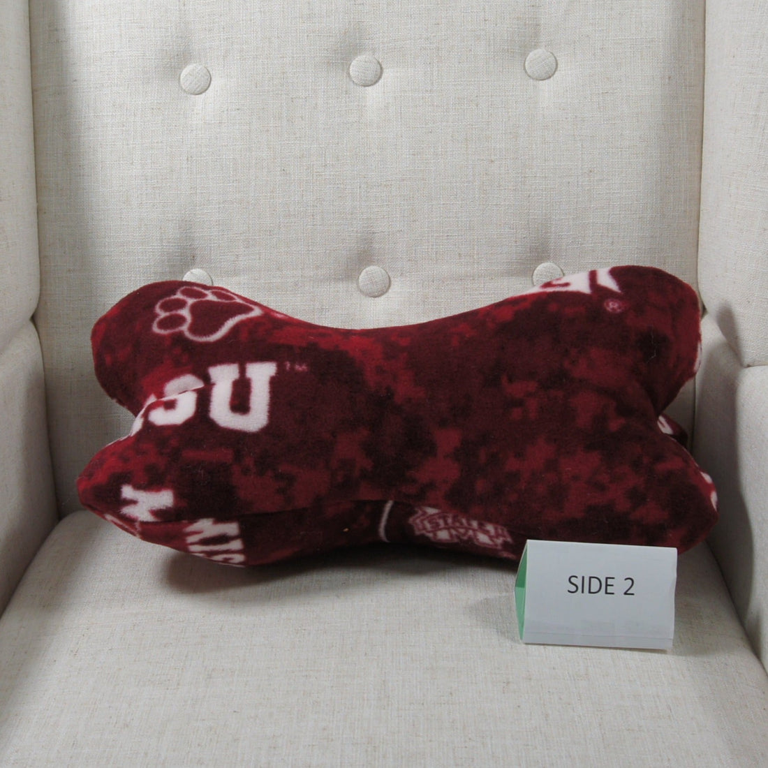 Pillows - Dinosaur Bone - College - NCAA - Mississippi State University-MSU - Bulldogs