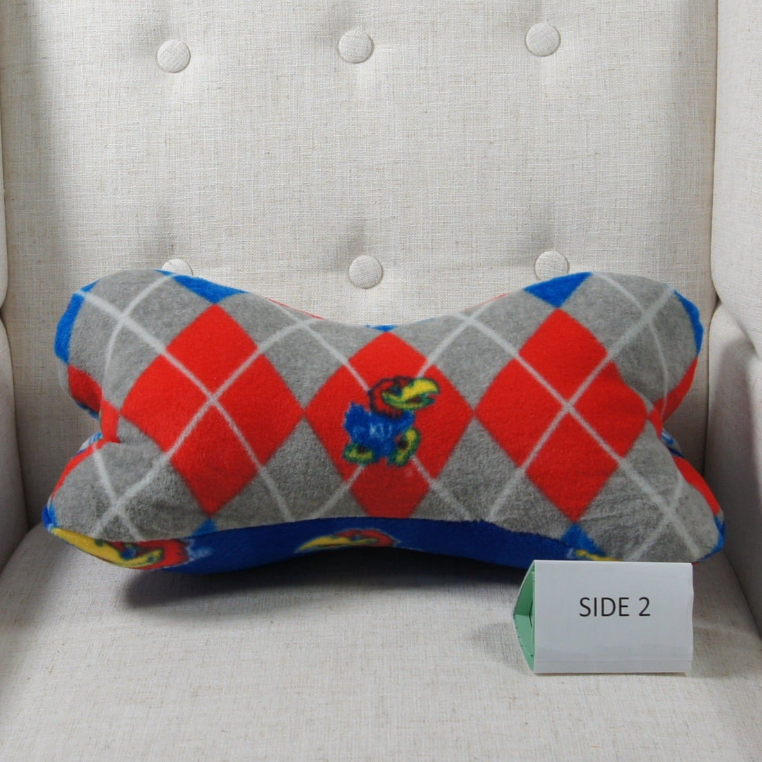 Pillows - Dinosaur Bone - College - NCAA - University of Kansas-KU - Jayhawks - Jays