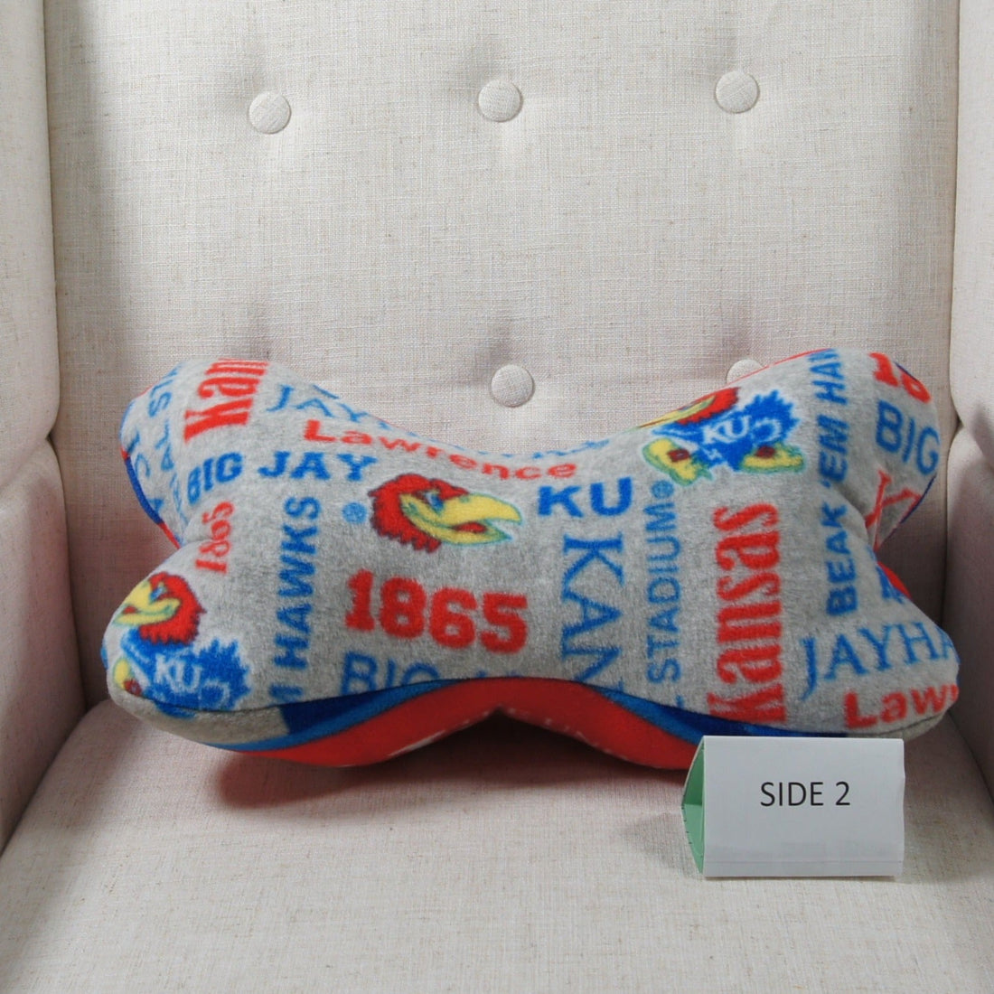 Pillows - Dinosaur Bone - College - NCAA - University of Kansas-KU - Jayhawks - Kansas