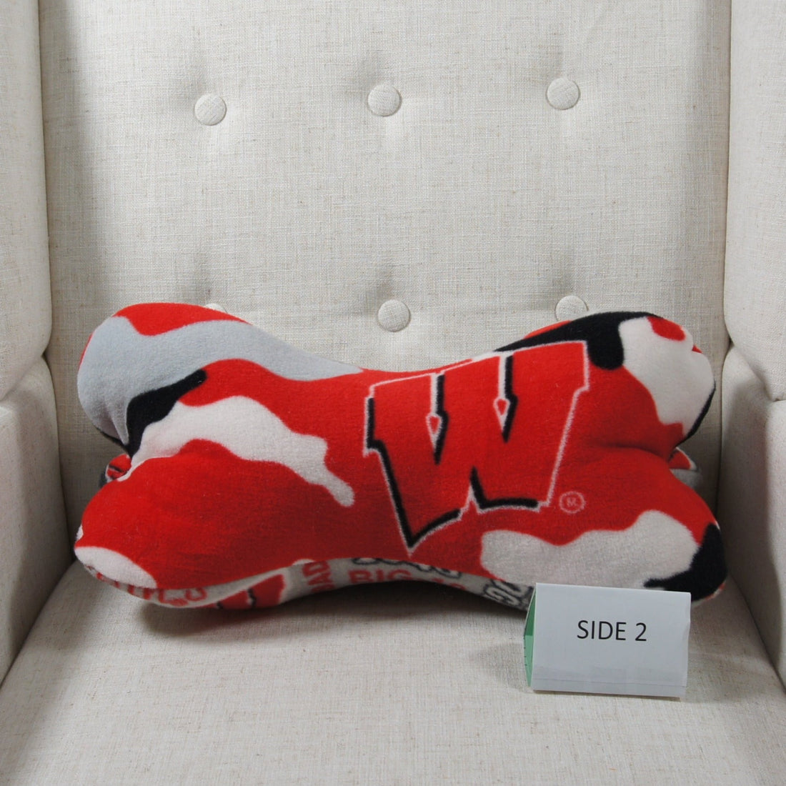 Pillows - Dinosaur Bone - College - NCAA - University of Wisconsin-Madison-UW - Badgers