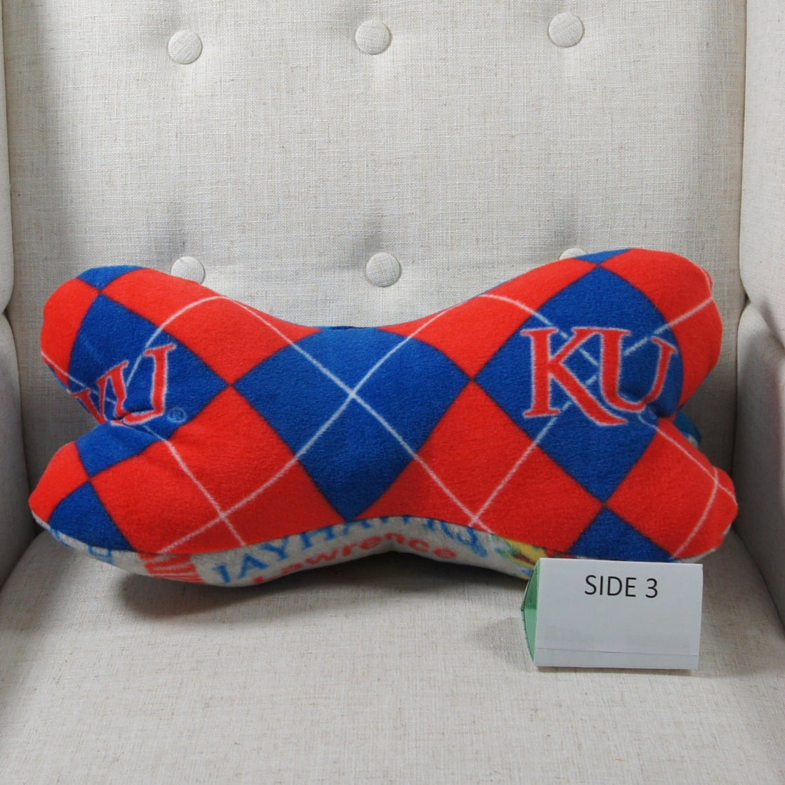 Pillows - Dinosaur Bone - College - NCAA - University of Kansas-KU - Jayhawks - KU