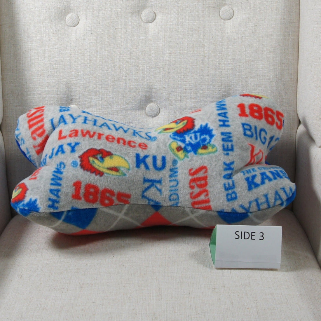 Pillows - Dinosaur Bone - College - NCAA - University of Kansas-KU - Jayhawks - Jays