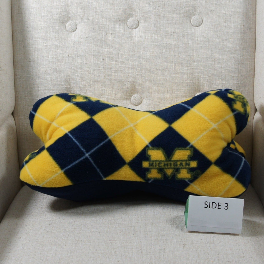 Pillows - Dinosaur Bone - College - NCAA - University of Michigan-U-M - Wolverines