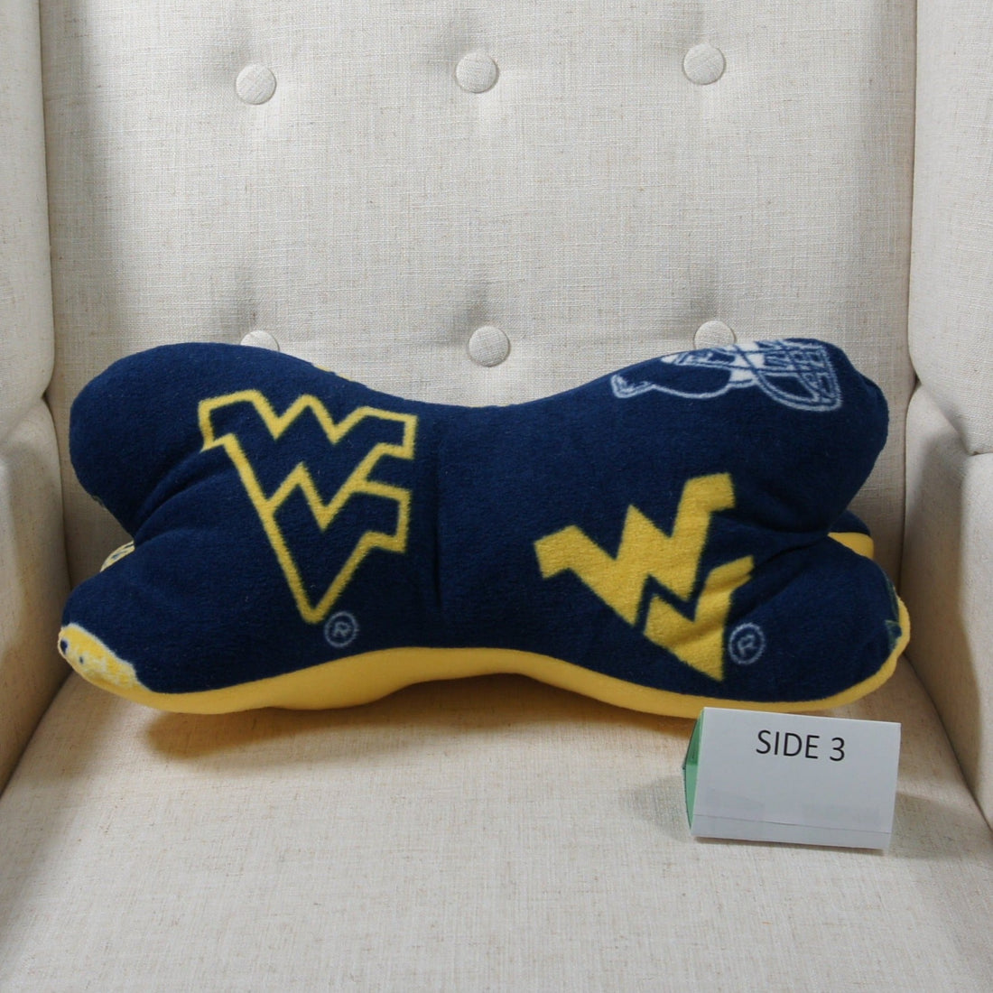 Pillows - Dinosaur Bone - College - NCAA - West Virginia University-WVU - Mountaineers