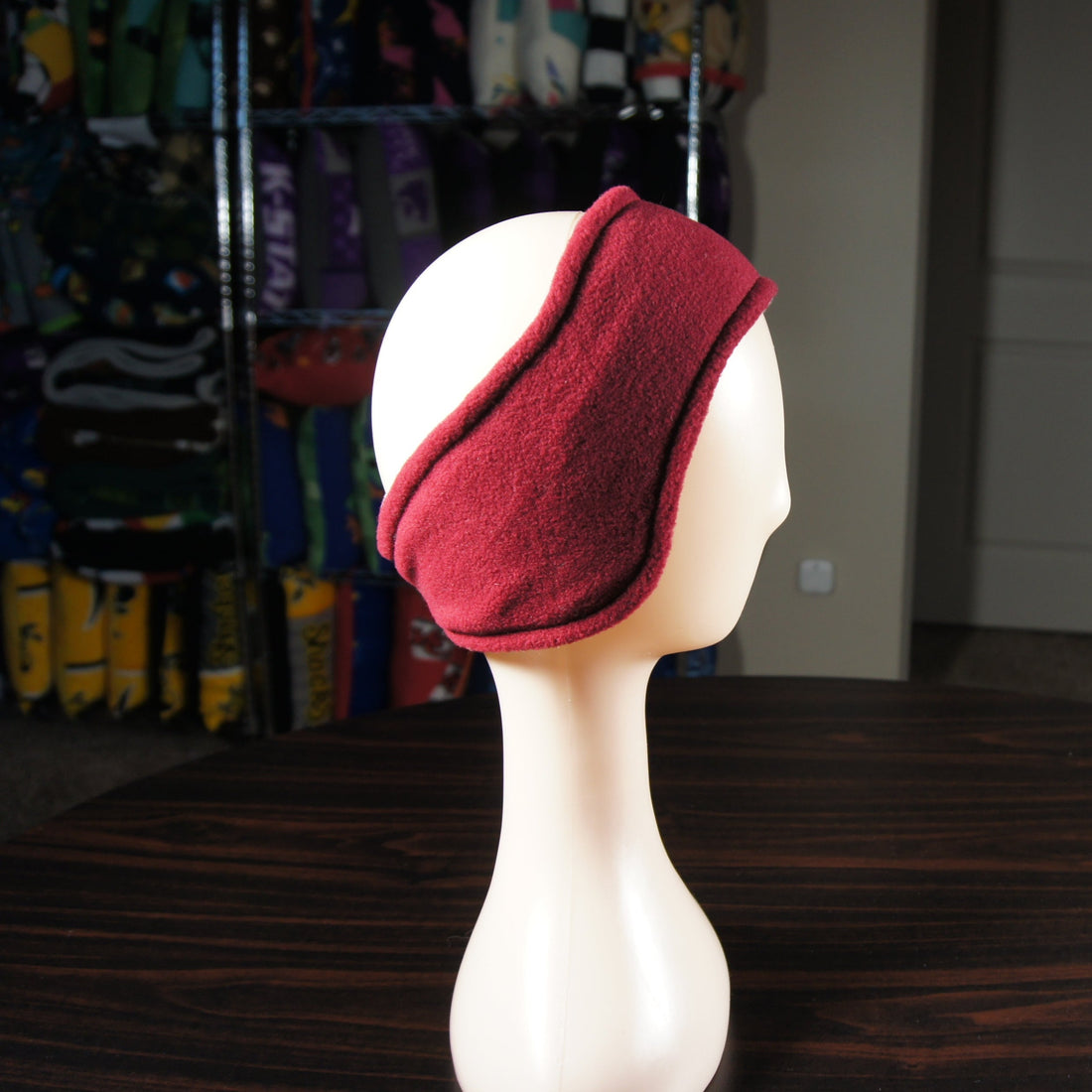 Accessories - Ear Warmer - College - NCAA - Virginia Tech-VT - Hokies - Small Checks