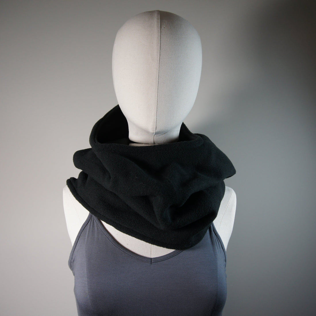 Accessories - Scarves - Hooded With Cowl - Black