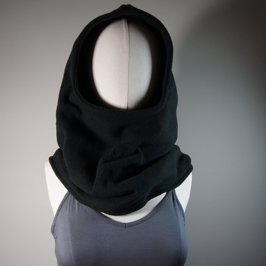 Accessories - Scarves - Hooded With Cowl - Black