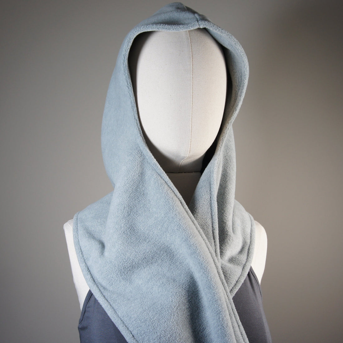 Accessories - Scarves - Hooded With Scarf - Heather Gray