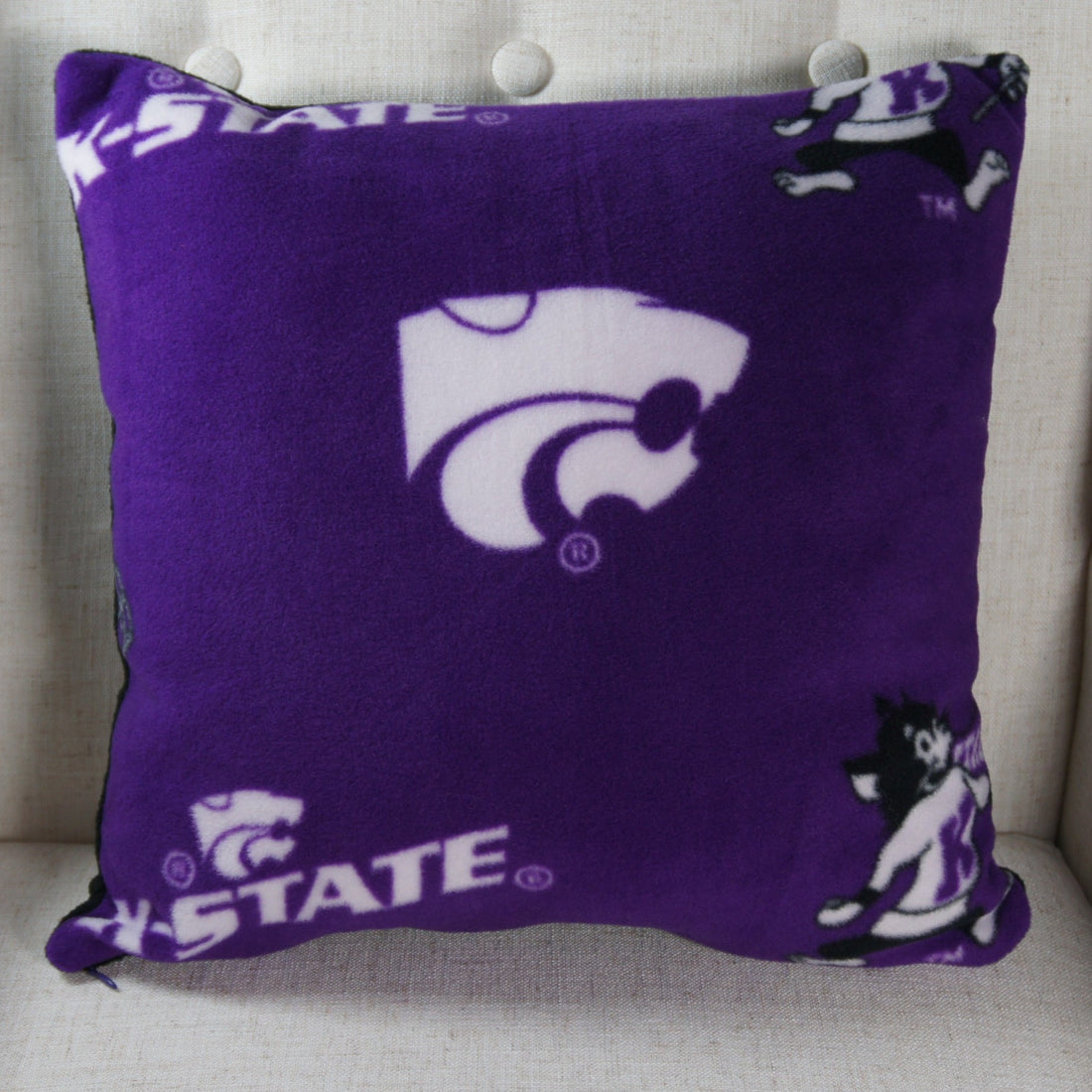 Pillows - College - NCAA - Kansas State University-KSU- Wildcats - Sport - 16 inch