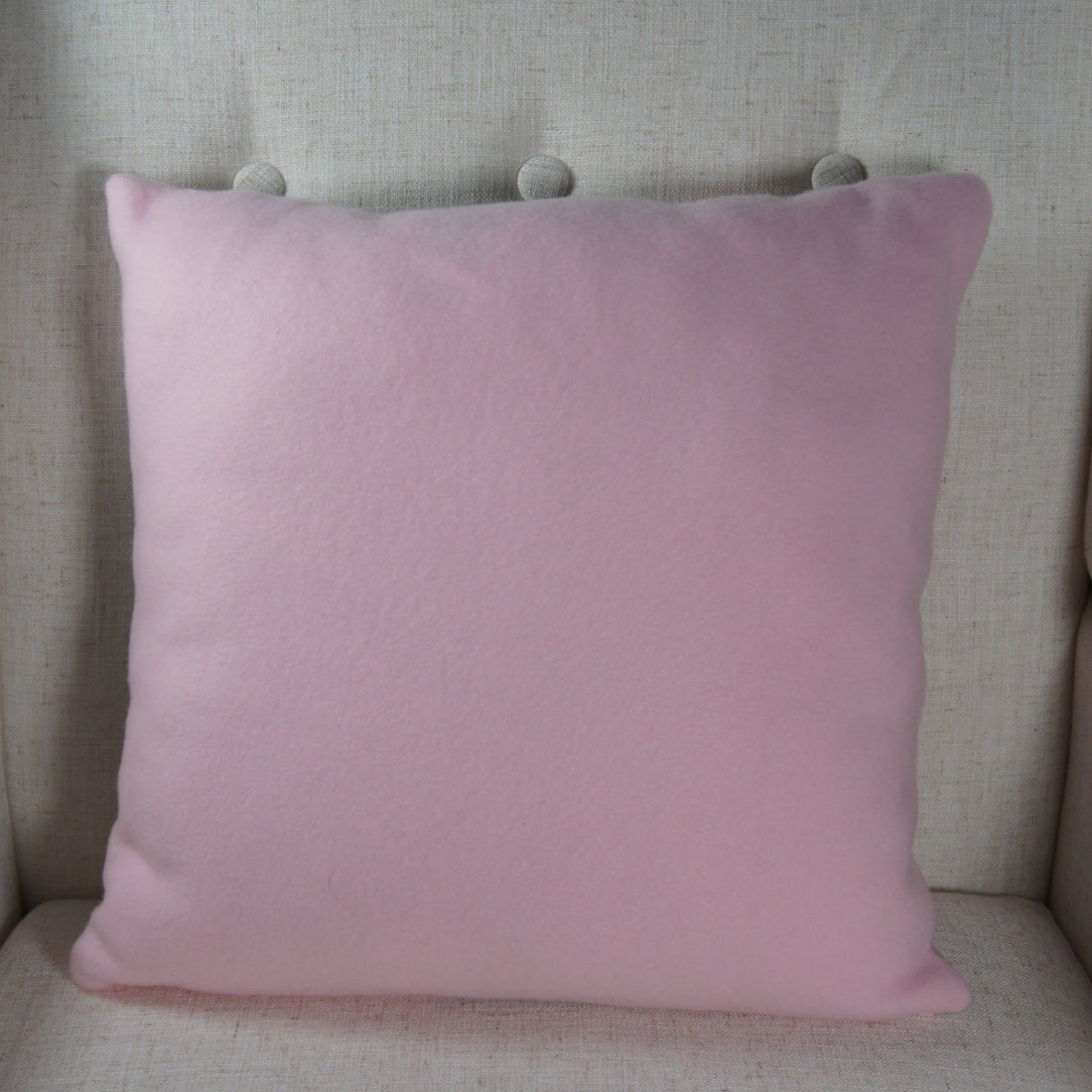 Pillows - Accent - Gray with Pink Polka Dots - 16 inch