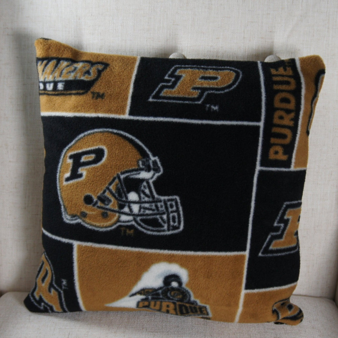 Pillows - College - NCAA - Purdue University-P - Boilermakers - 16 inch