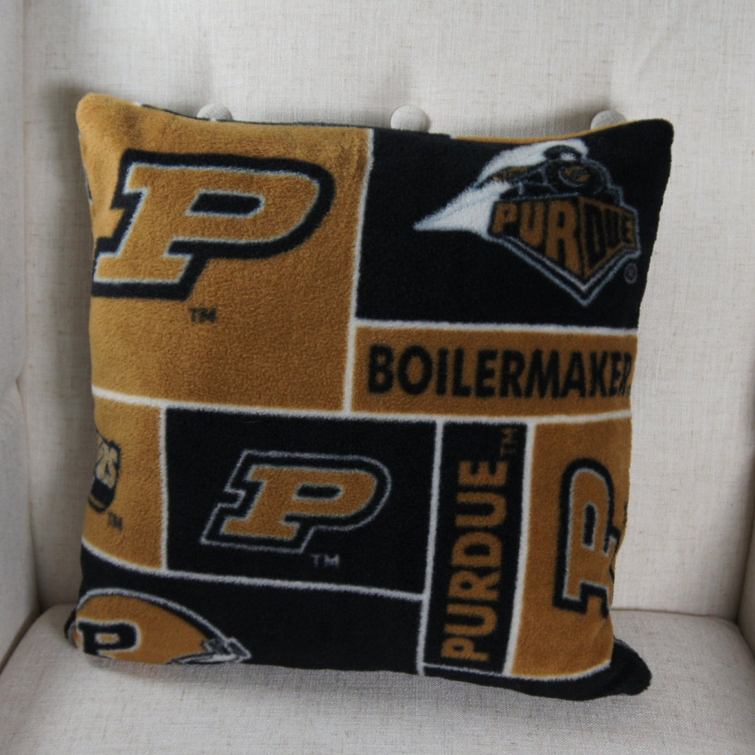 Pillows - College - NCAA - Purdue University-P - Boilermakers - 16 inch