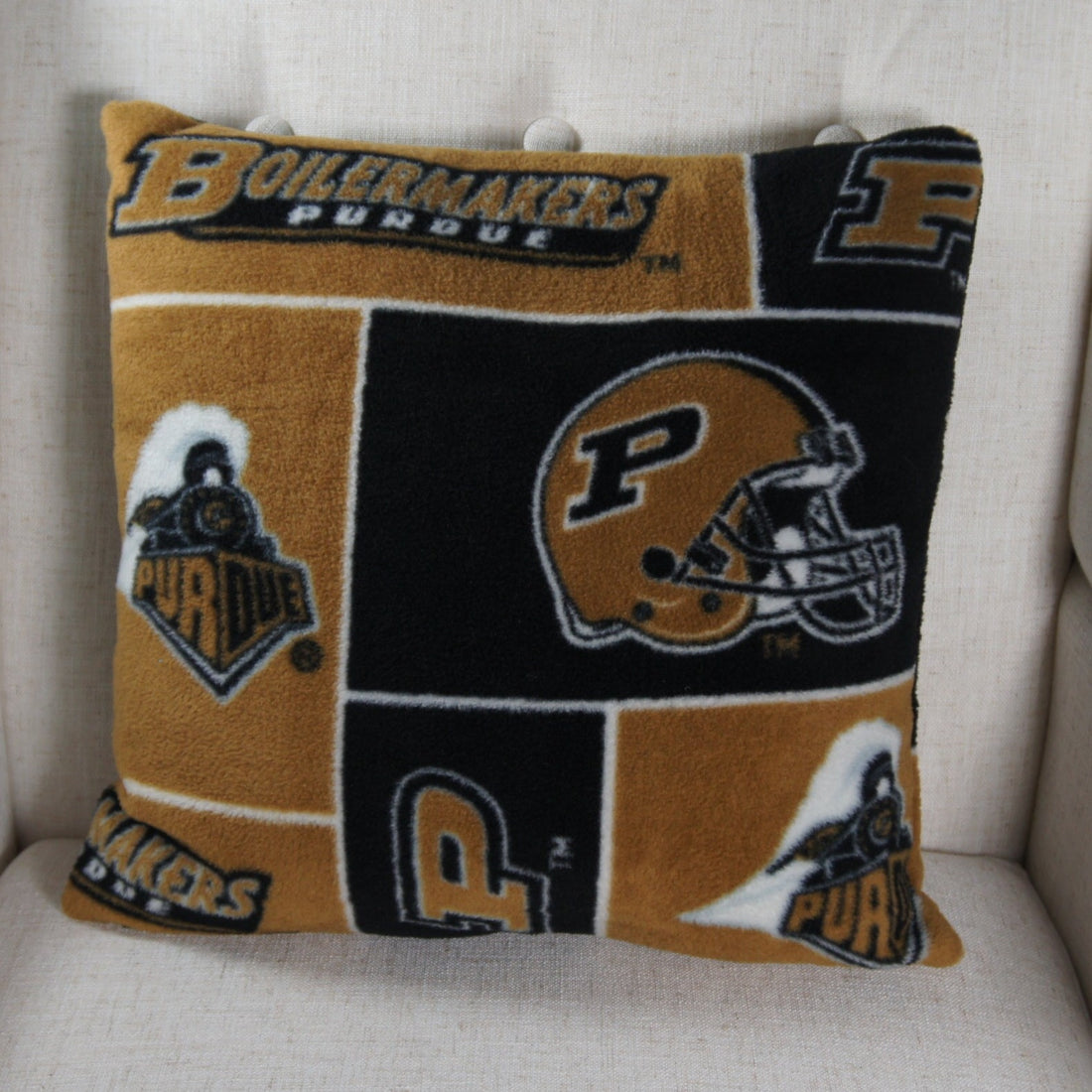 Pillows - College - NCAA - Purdue University-P - Boilermakers - 16 inch