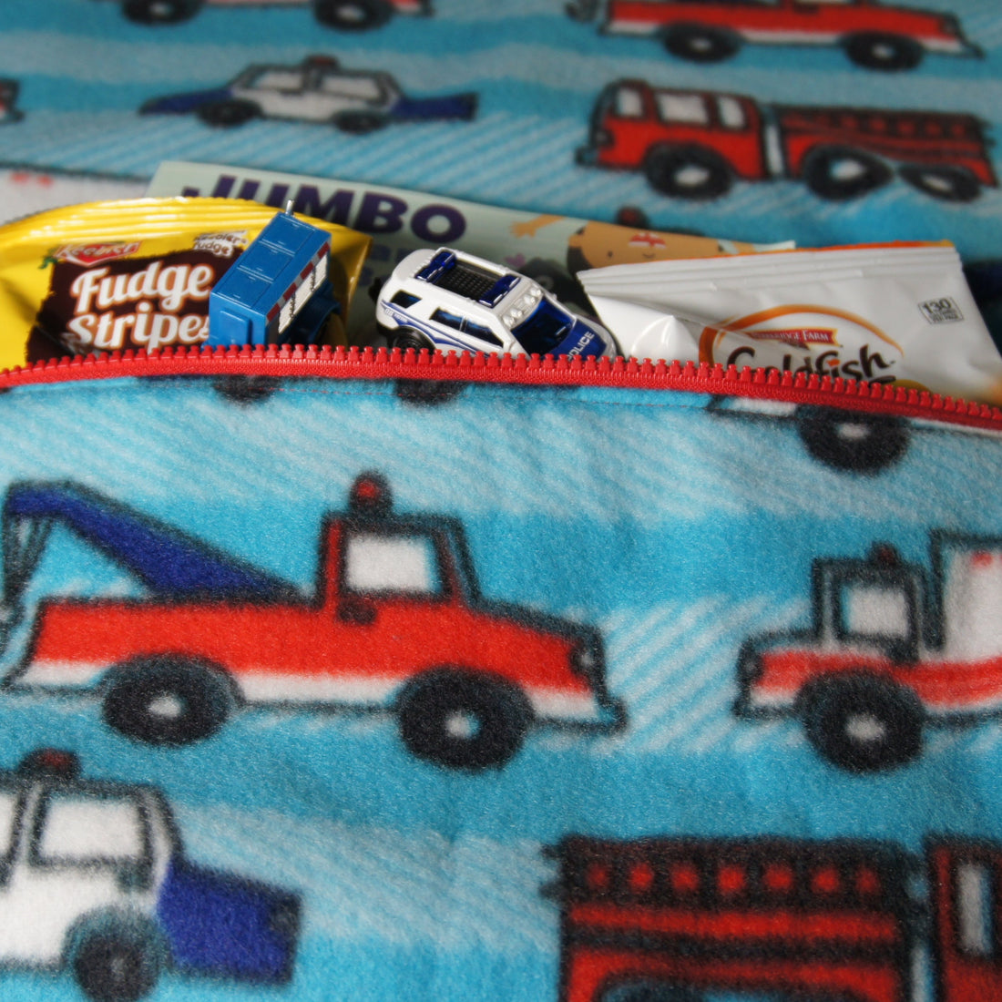 Throws - Road Trip - Small - Emergency Vehicles