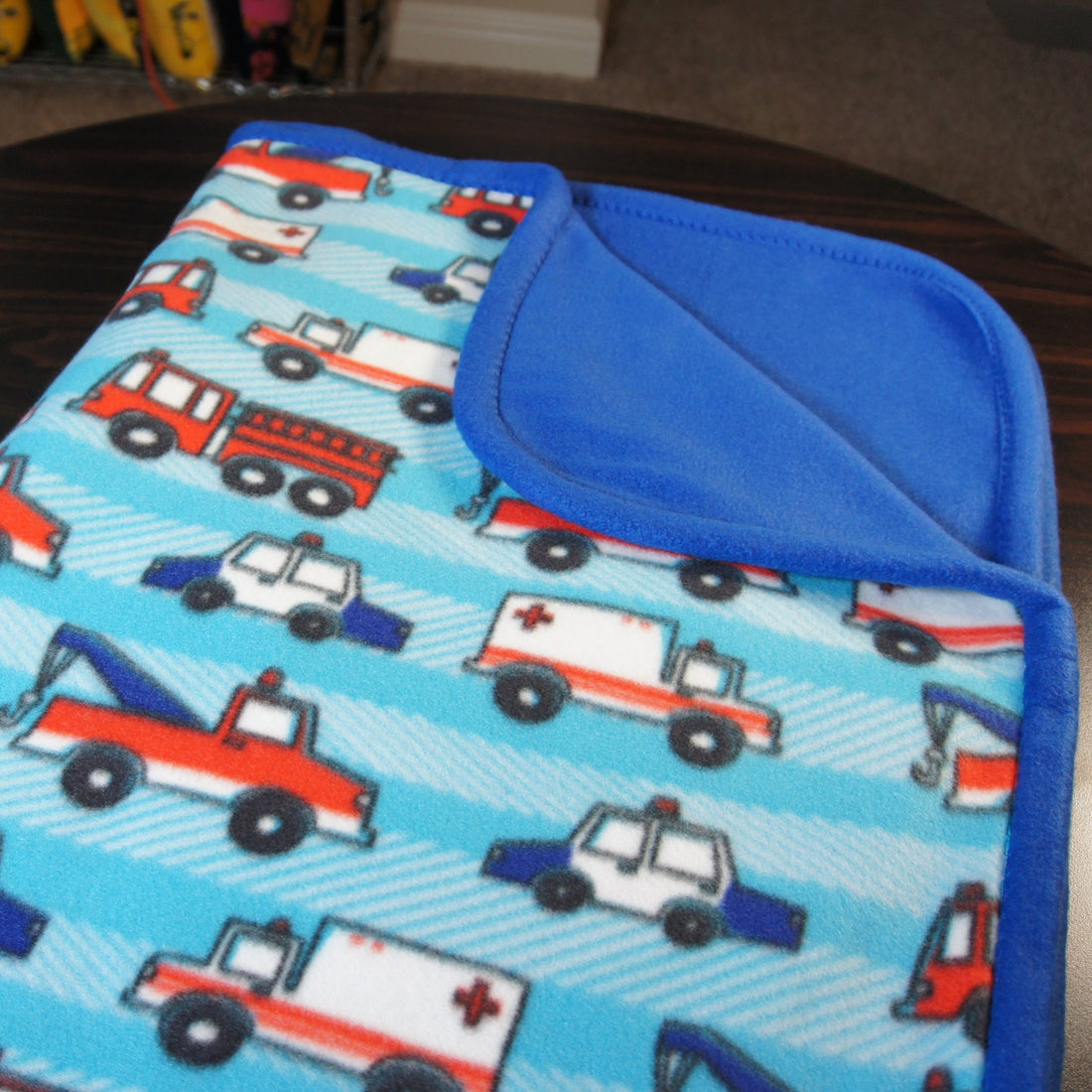 Throws - Bed Topper - Toddler - Accent - Emergency Vehicles