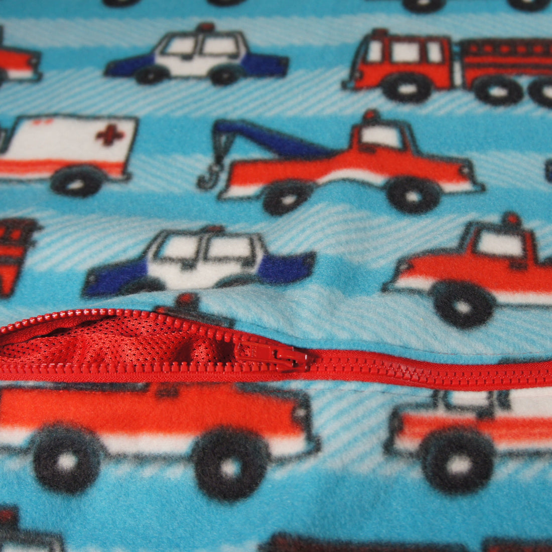 Throws - Road Trip - Small - Emergency Vehicles