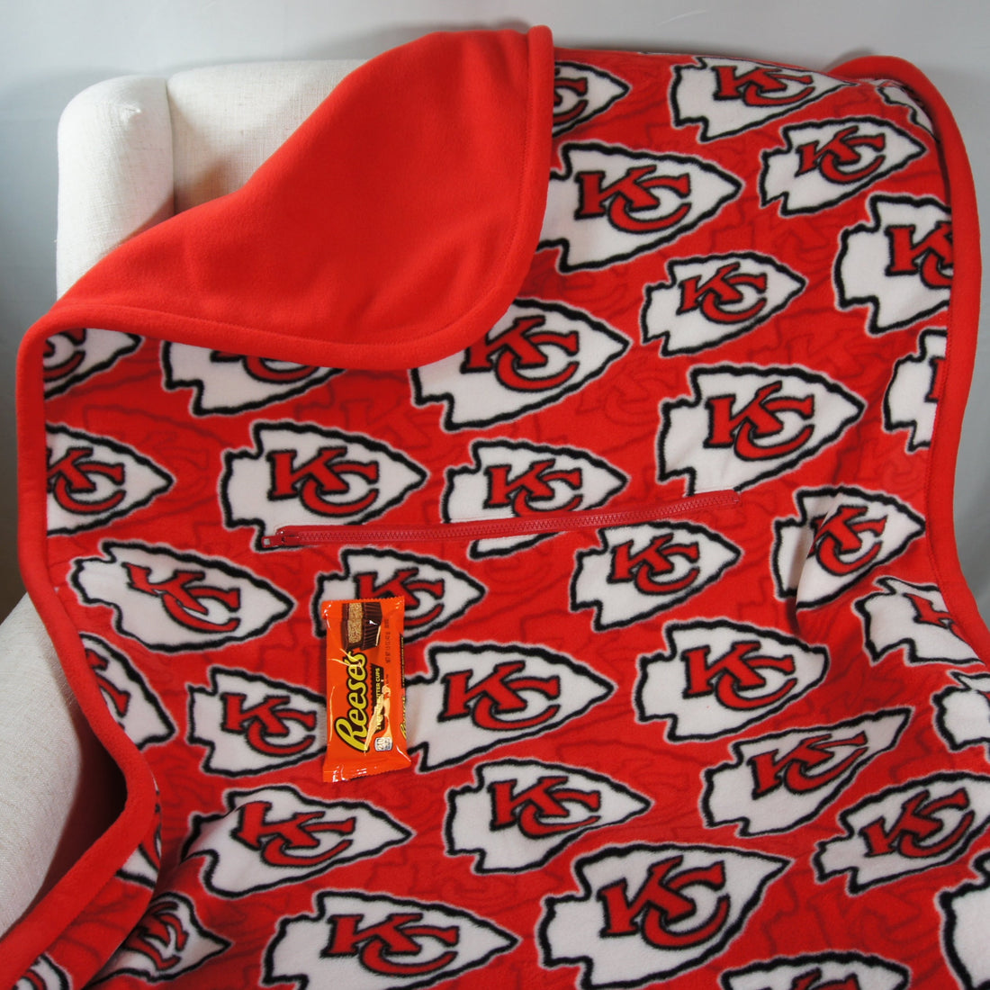 Throws - Wheelchair - Brand Loyalty - NFL - Kansas City - Chiefs - Arrowheads