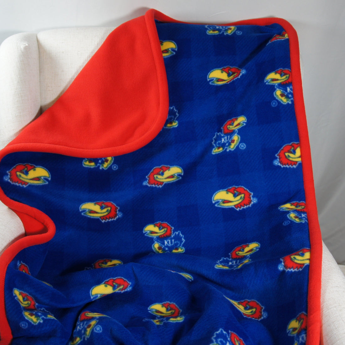 Throws - Bed Topper - Toddler - College - NCAA - University of Kansas-KU - Jayhawks