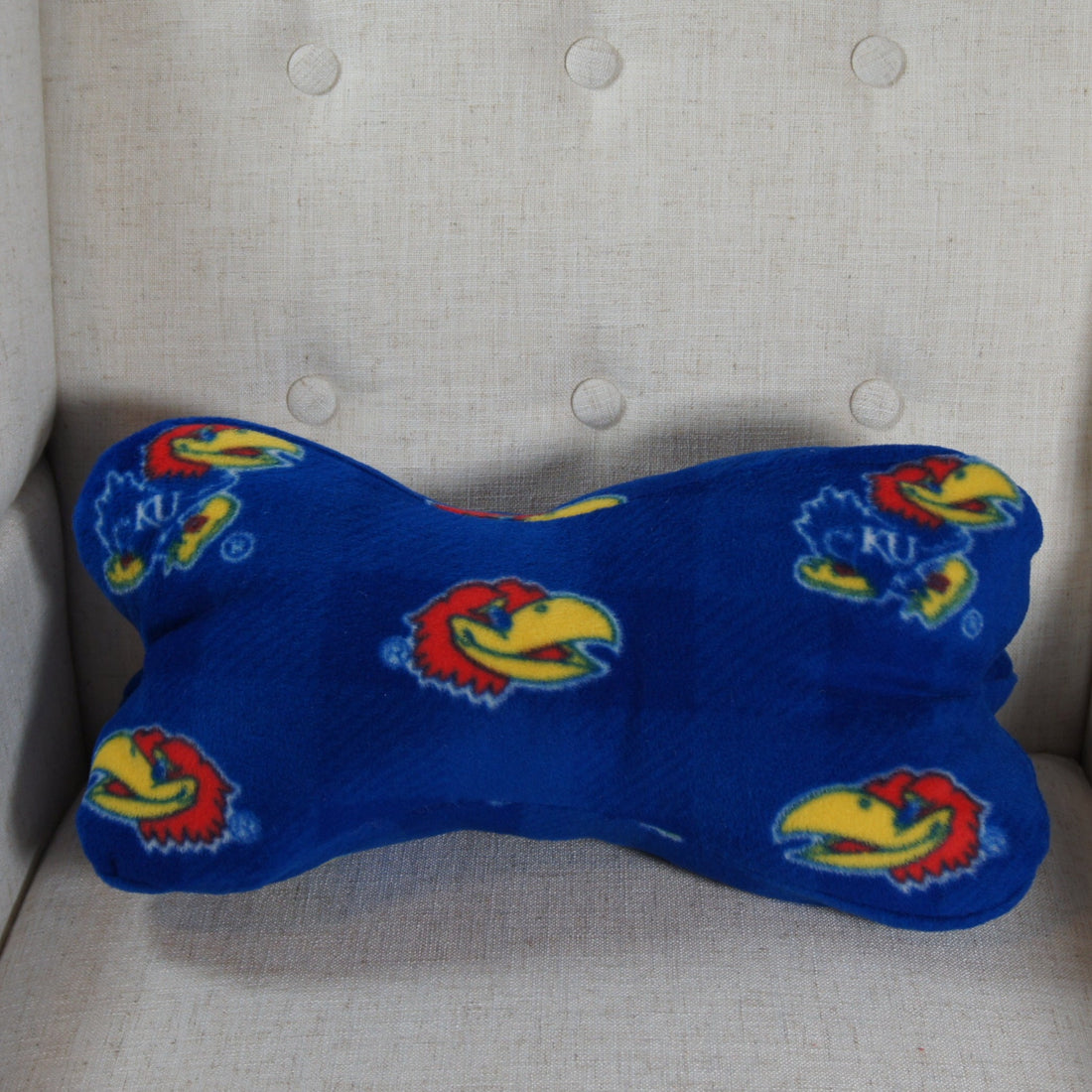 Pillows - Dinosaur Bone - College - NCAA - University of Kansas-KU - Jayhawks