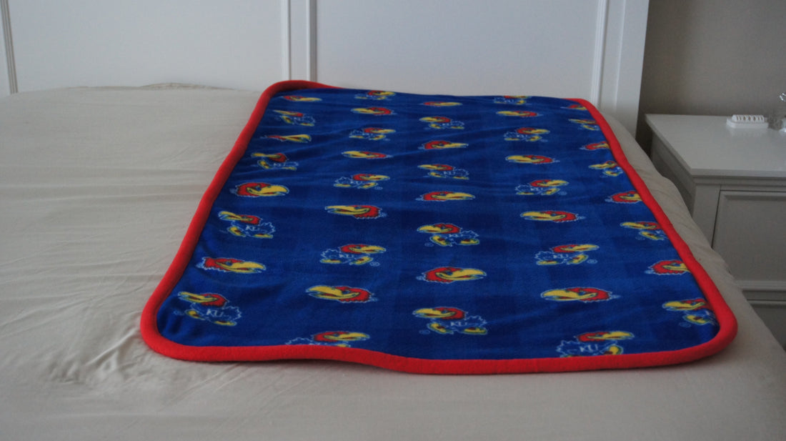 Throws - Bed Topper - Toddler - College - NCAA - University of Kansas-KU - Jayhawks