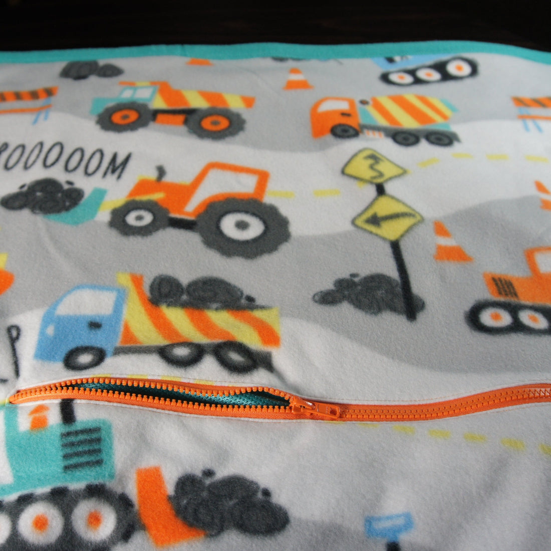 Throws - Road Trip - Small - Construction Vehicles